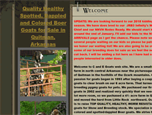 Tablet Screenshot of candegoats.com